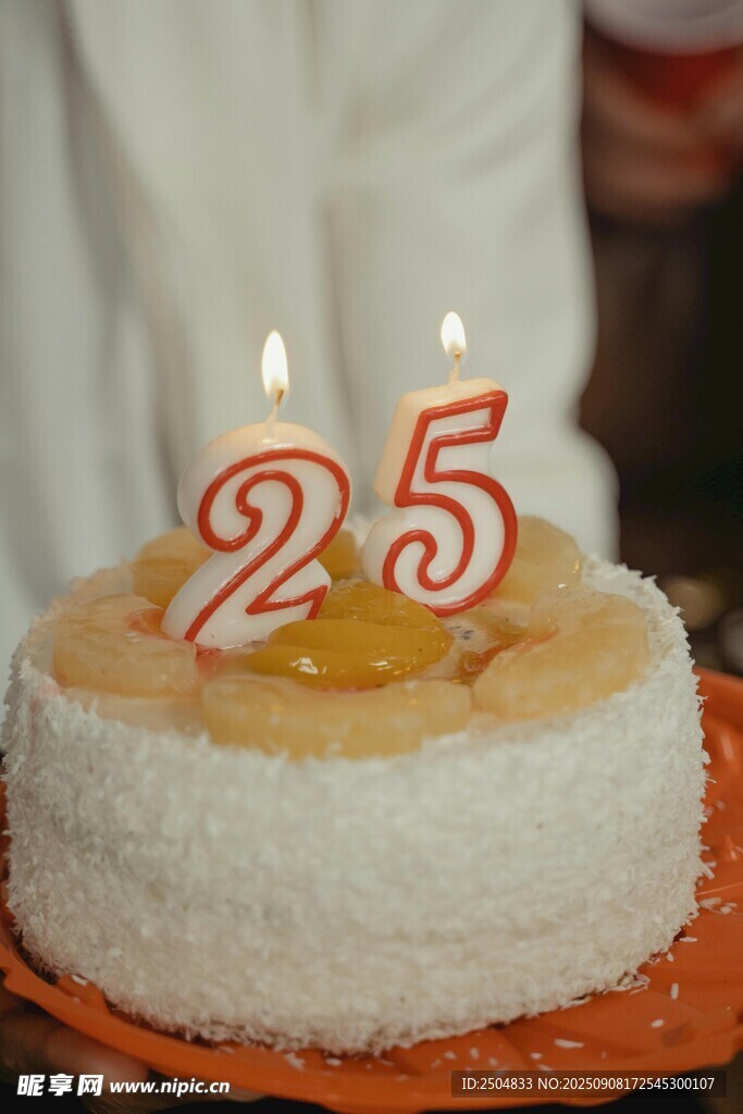 25岁生日蛋糕