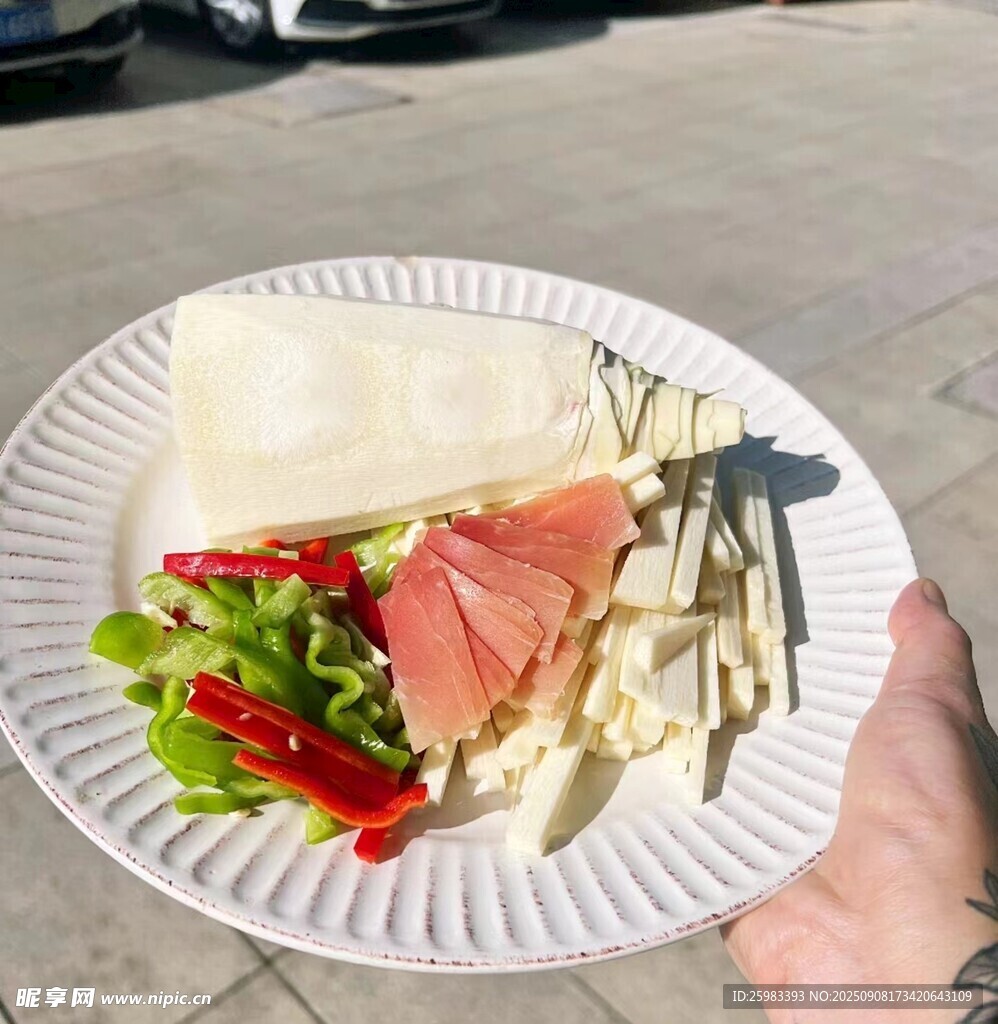 肉片竹笋