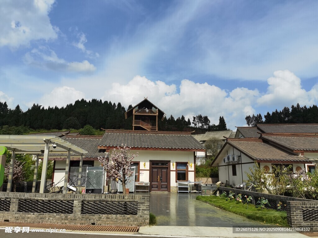 乡村传统建筑景观