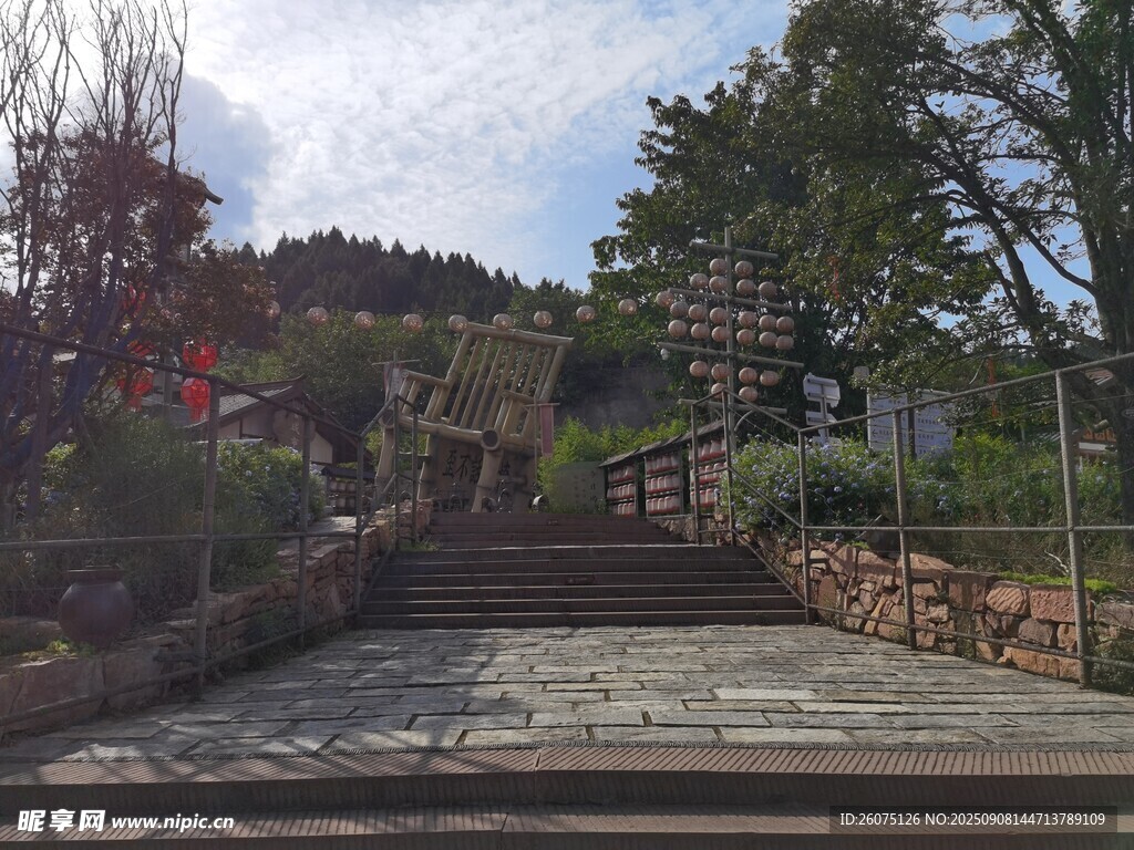 古朴庭院景观