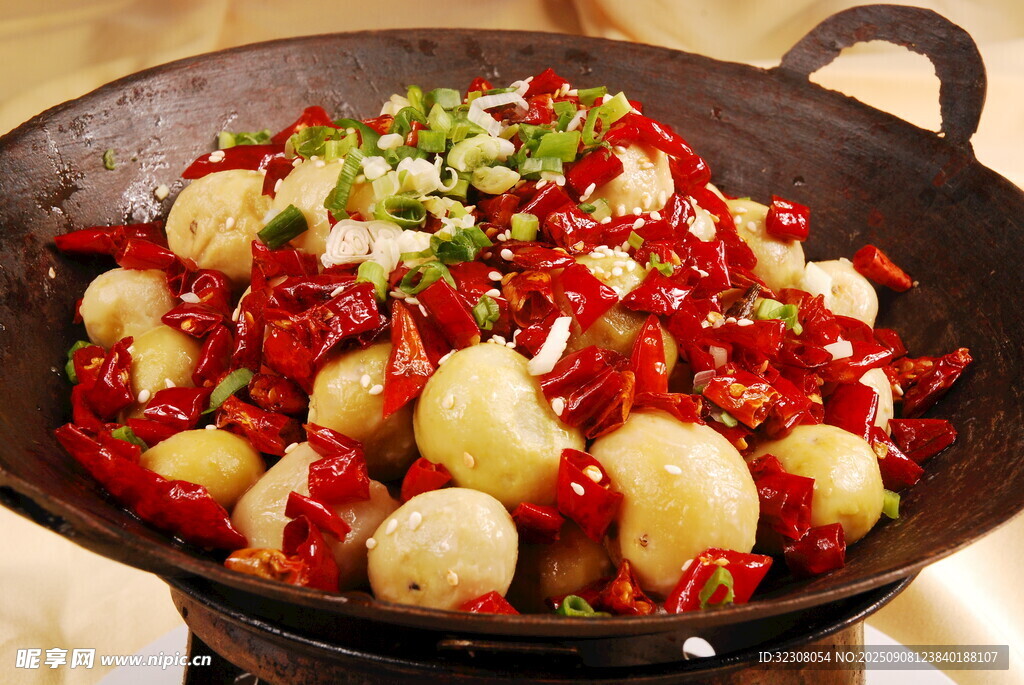 香辣土豆干锅