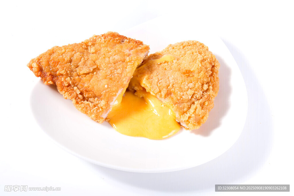 金黄酥脆芝士夹心派