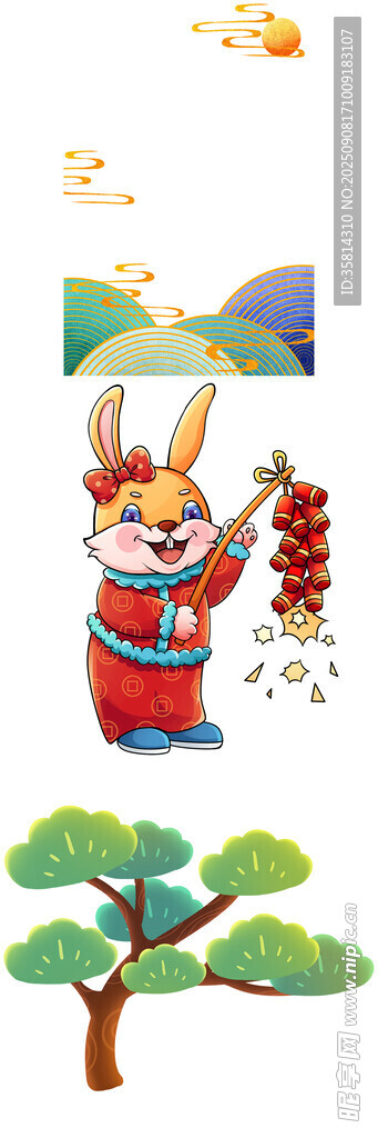 舞龙童子贺岁图