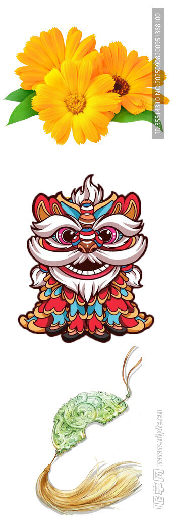 传统虎头帽与花卉玉米