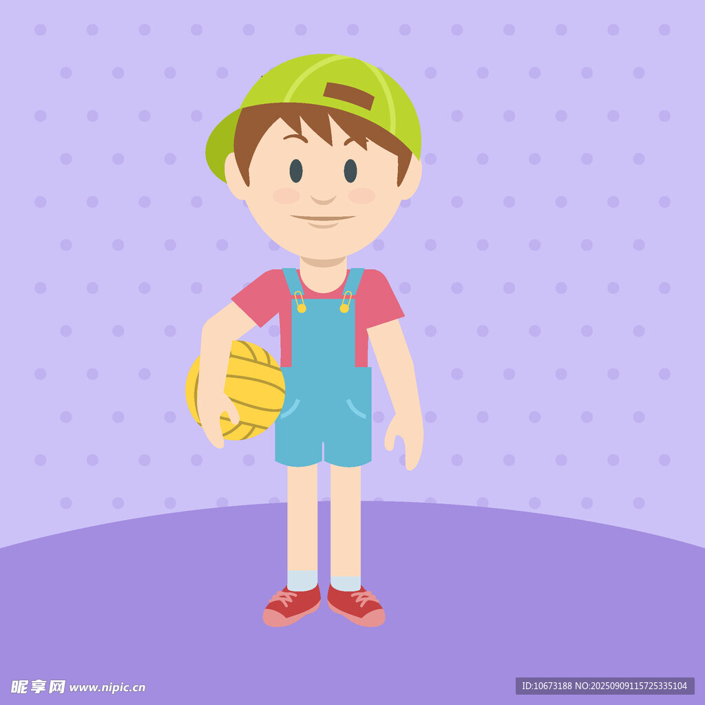 戴帽男孩手持金色物品