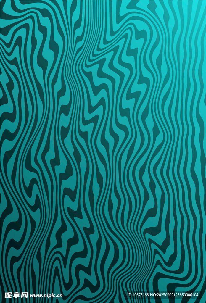 蓝绿色斑马纹纹理图案