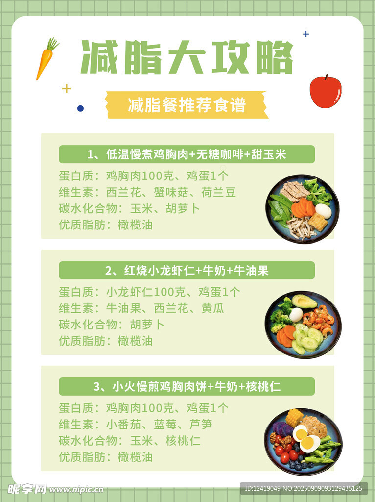 减脂攻略图文