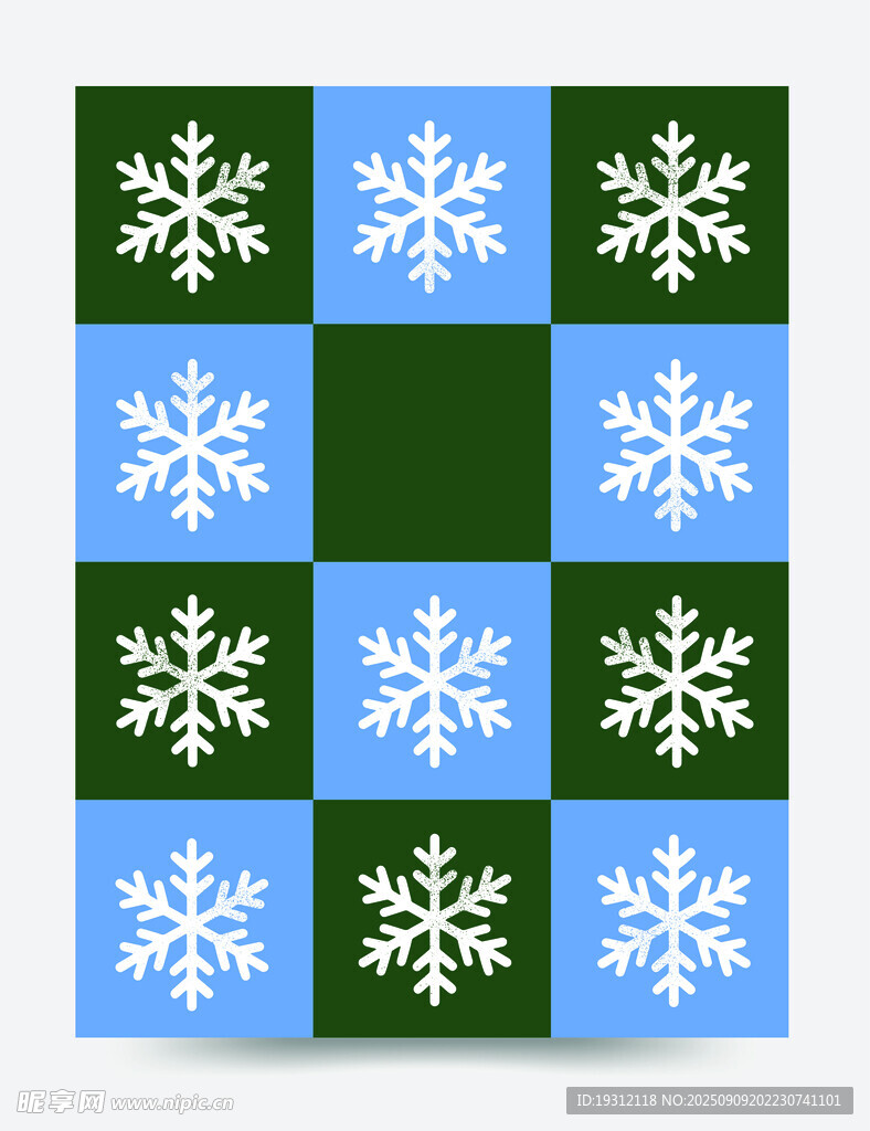 雪花图案