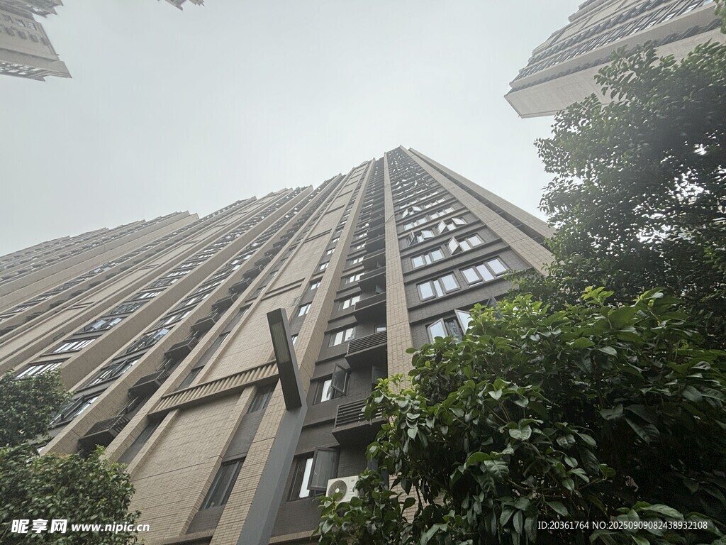 高楼林立间的城市景象