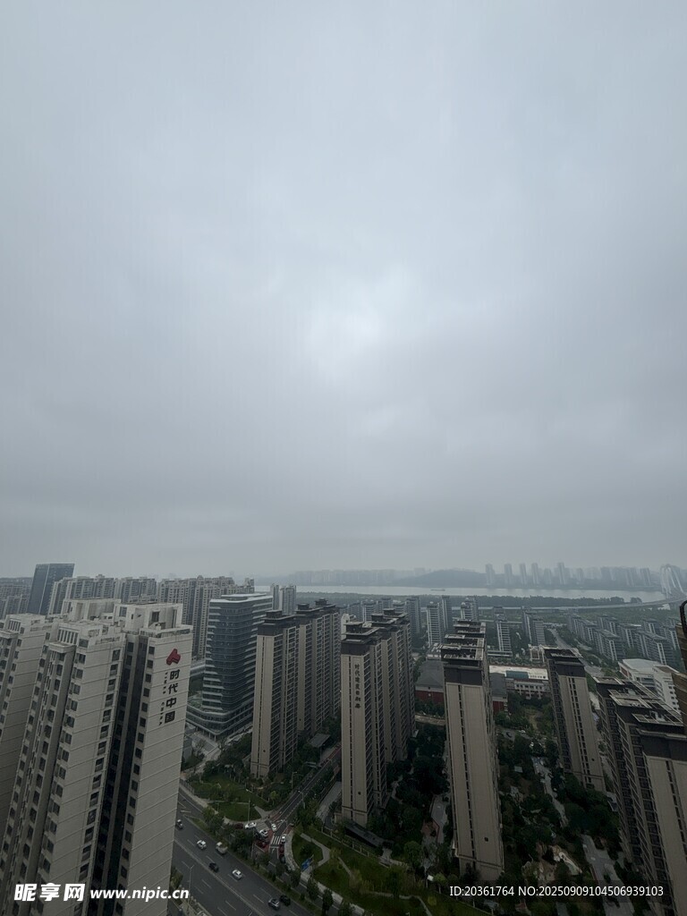 城市高楼景观俯瞰