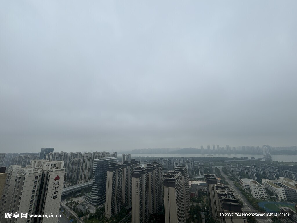 城市高楼景观俯瞰图