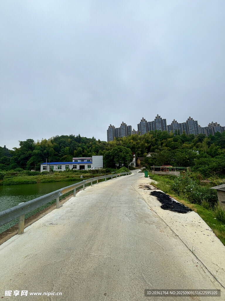 乡村土路风景