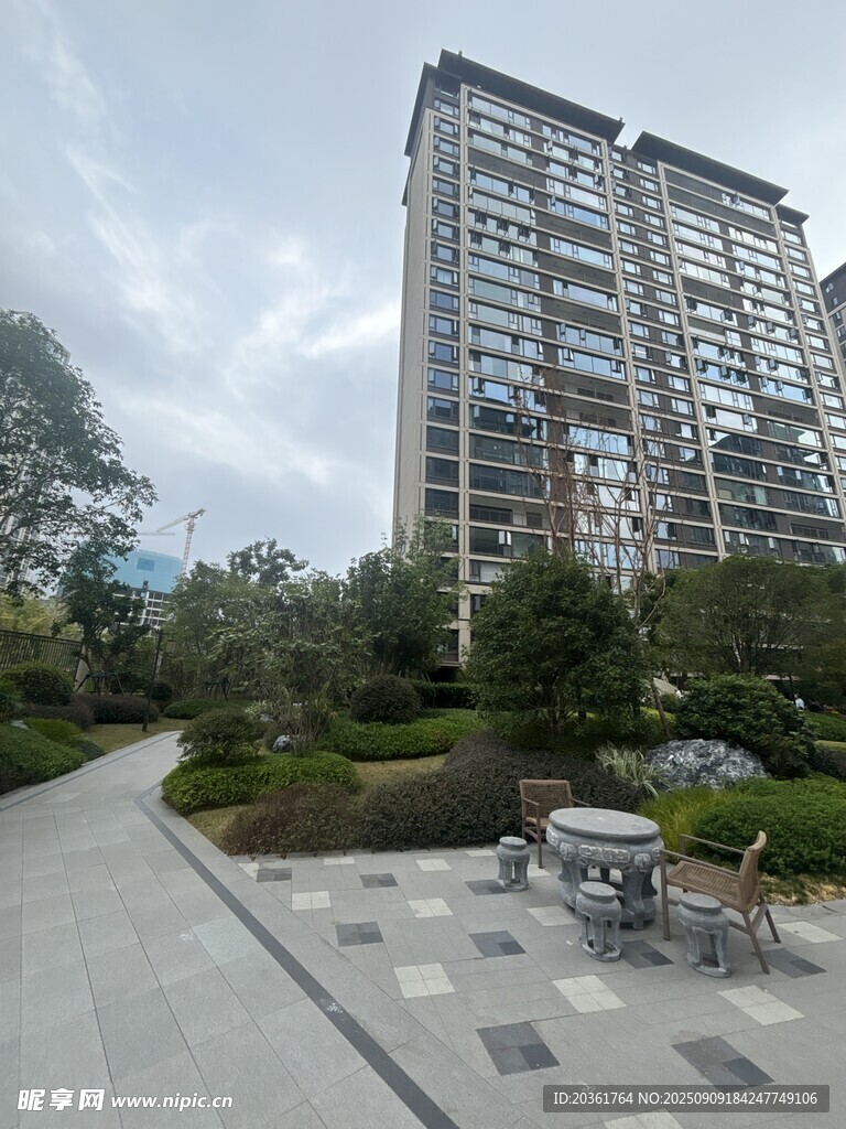 现代高层住宅景观