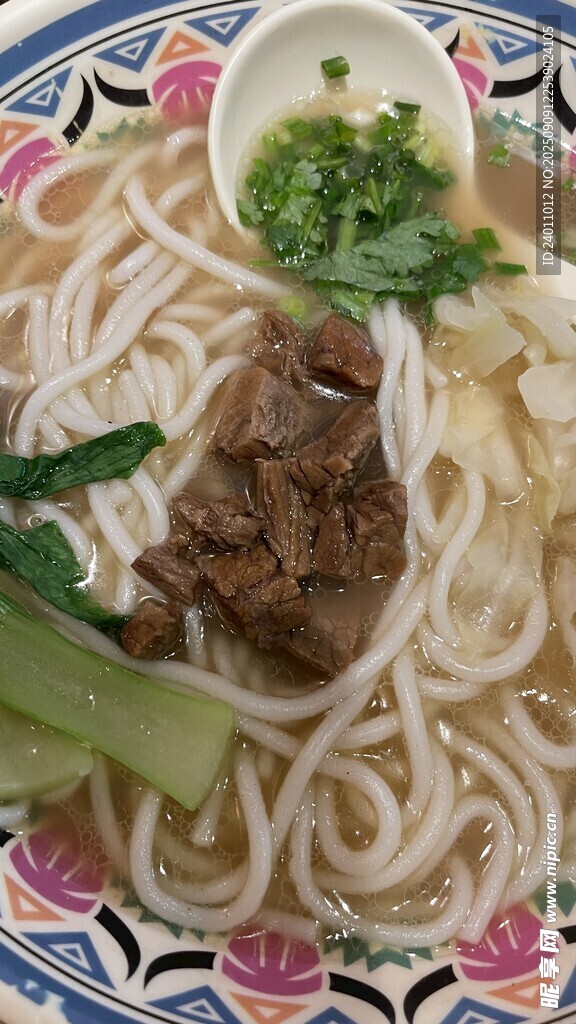 牛肉米粉美食特写