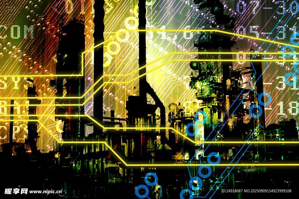科技数字背景图案
