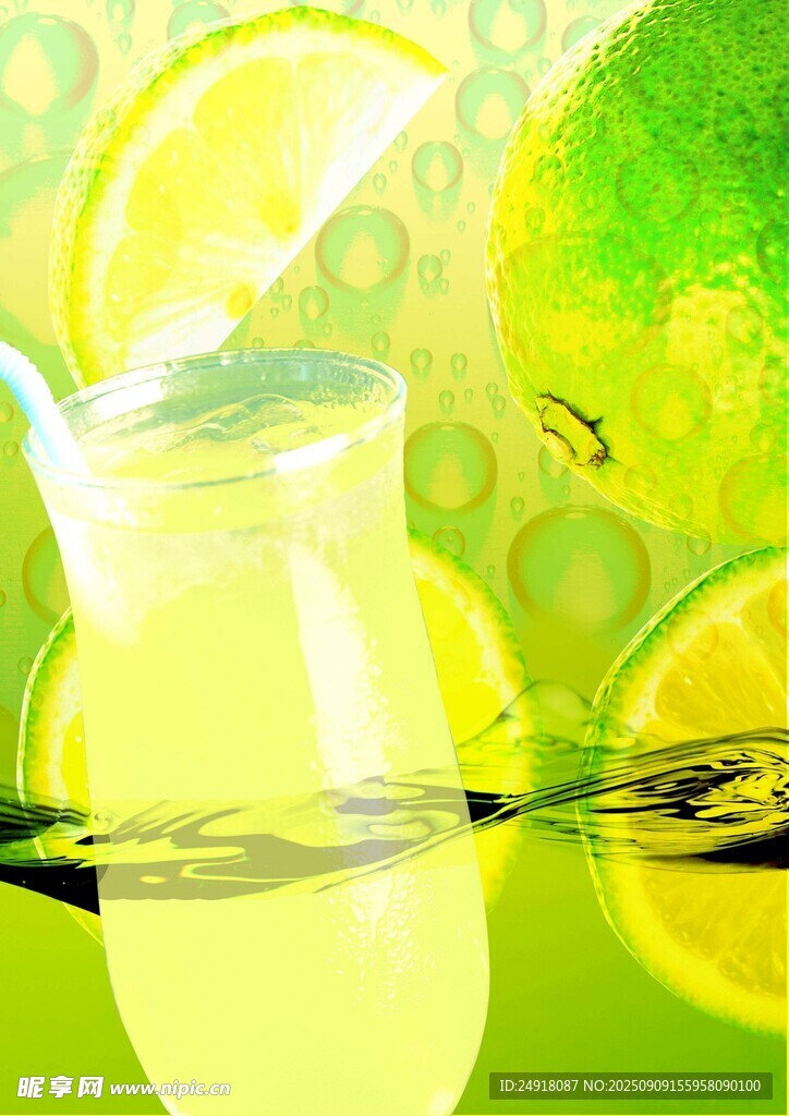 清新柠檬饮品 沁爽一夏