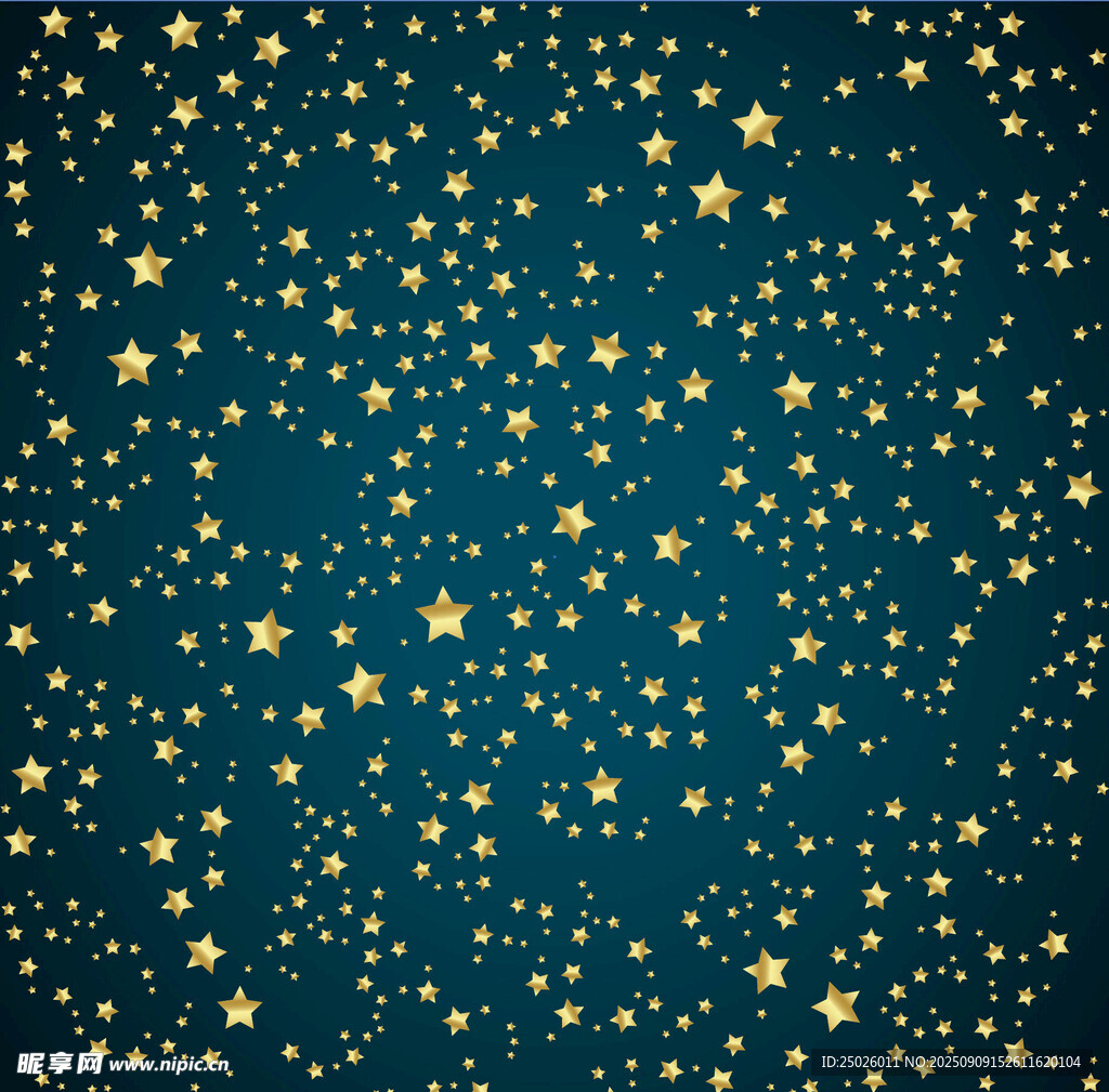 梦幻星空蓝色背景图