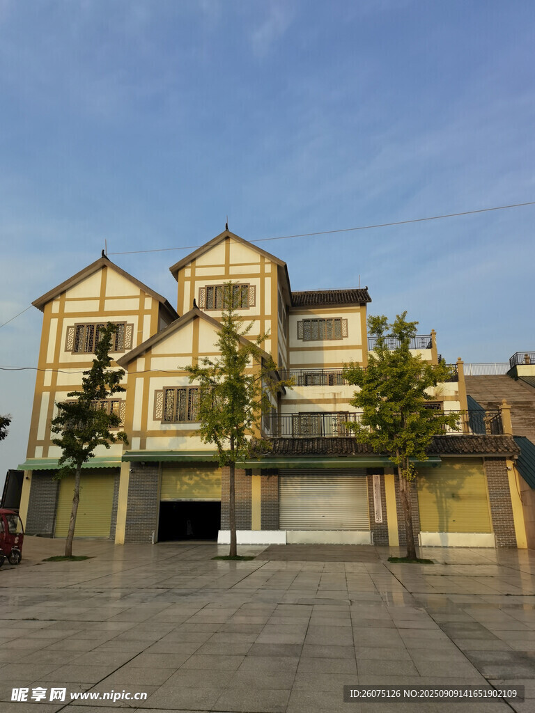 欧式风格多层建筑外观