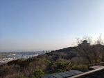 山巅远眺城市景观