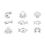 海洋生物图案