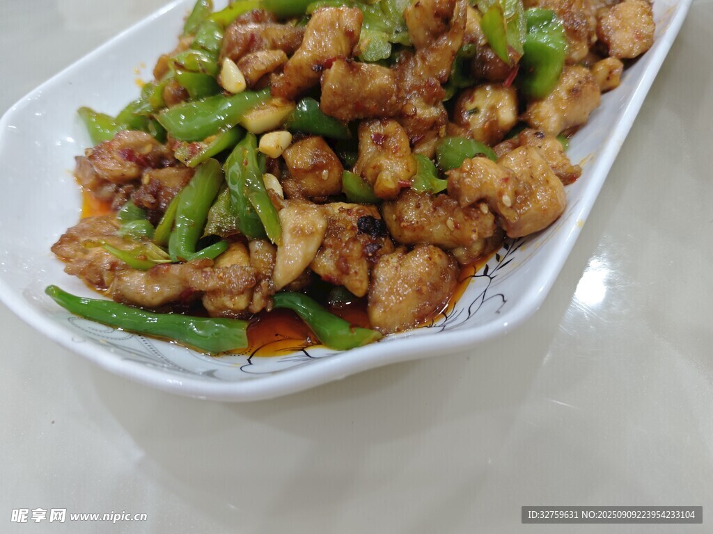 青椒炒鸡肉