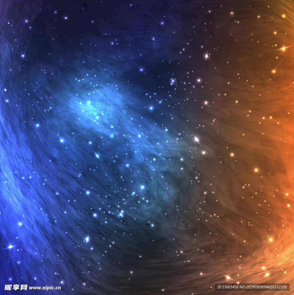梦幻绚丽的宇宙星云景象