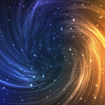梦幻星空漩涡背景图