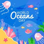 世界海洋日海底梦幻场景