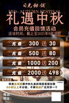 中秋促销优惠活动海报