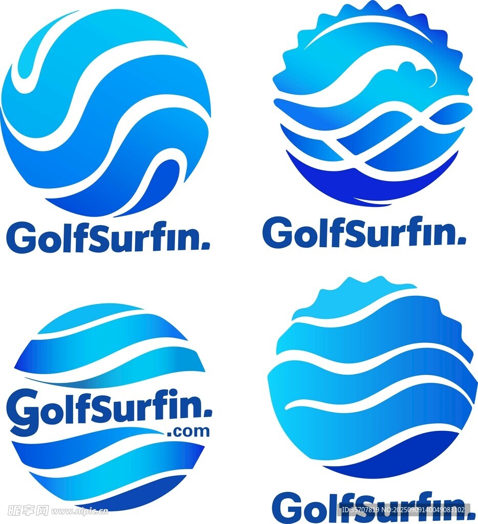 蓝色LOGO