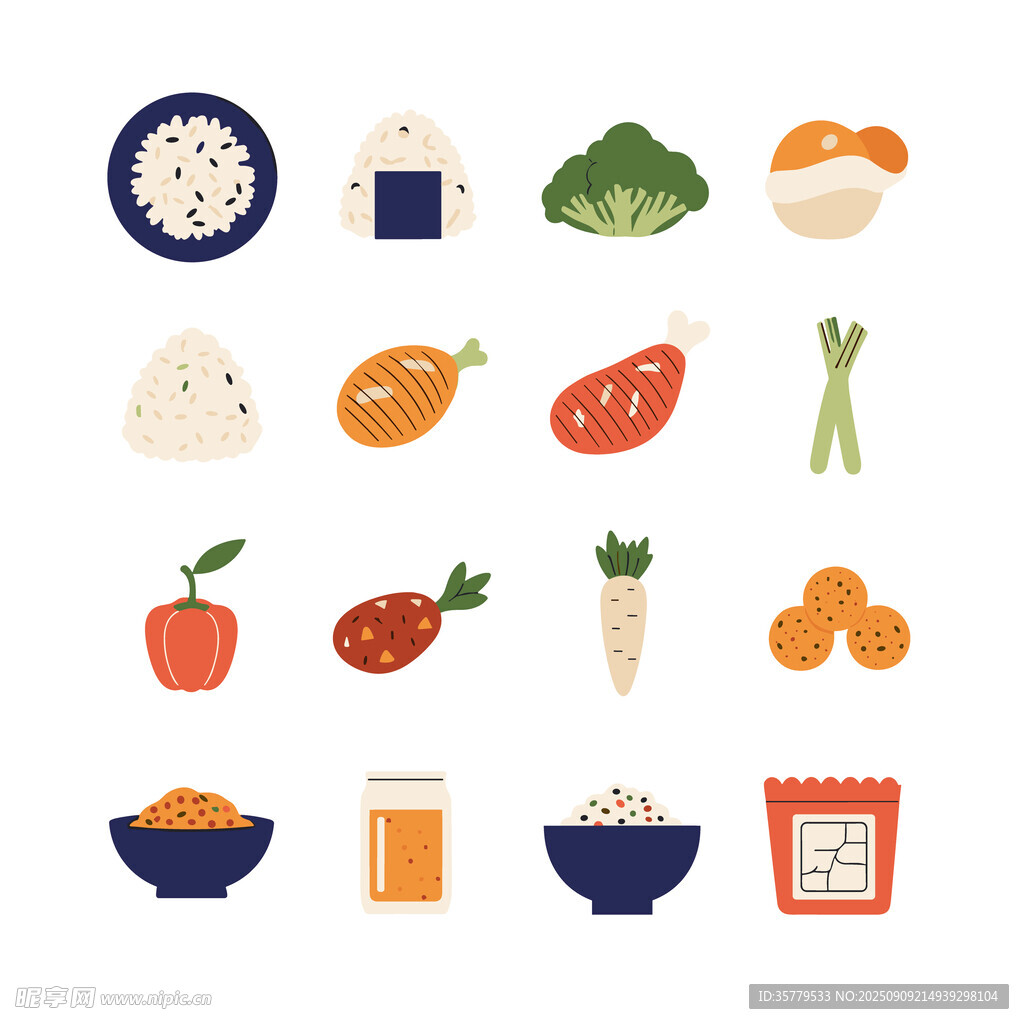 食物图案
