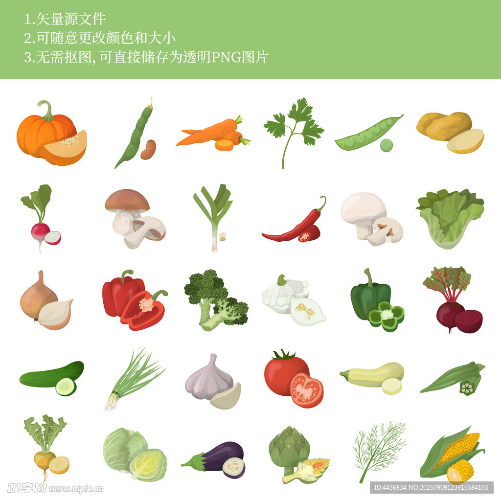 多彩蔬菜集合