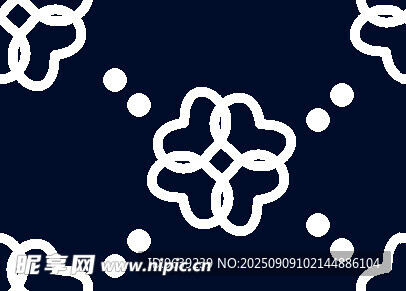 简约几何花纹图案设计