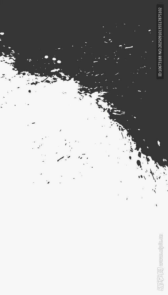 黑色墨痕笔触背景图