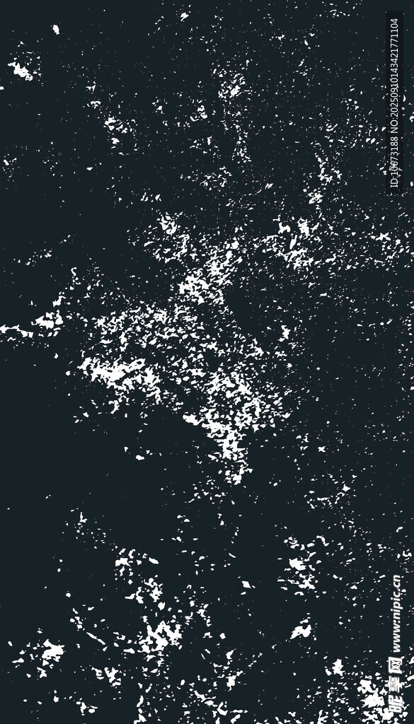 夜空中闪烁的白色繁星