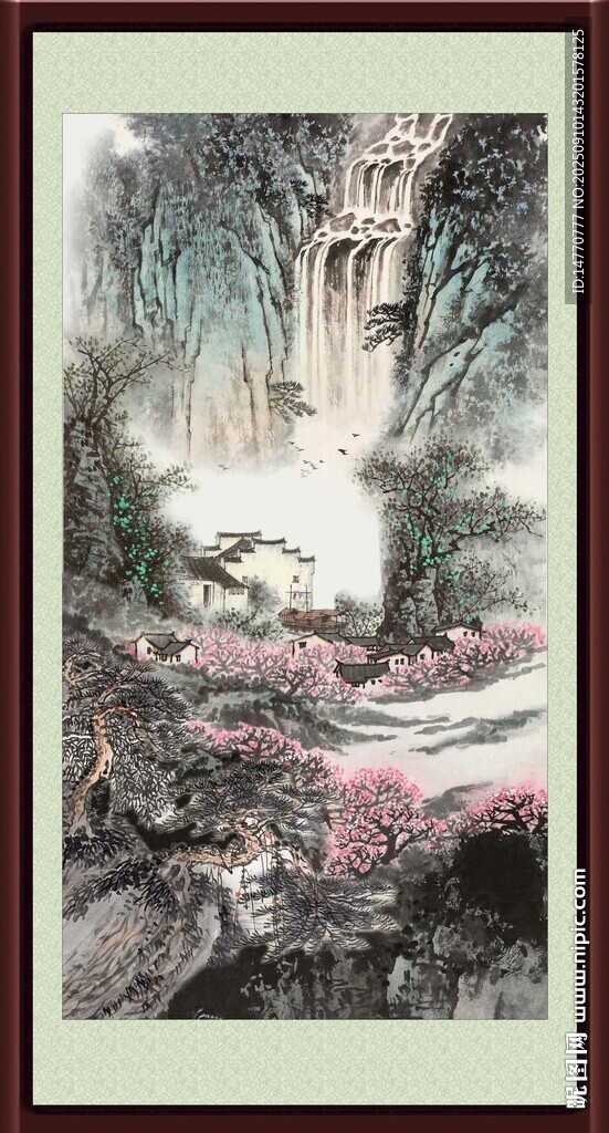 山水国画景观