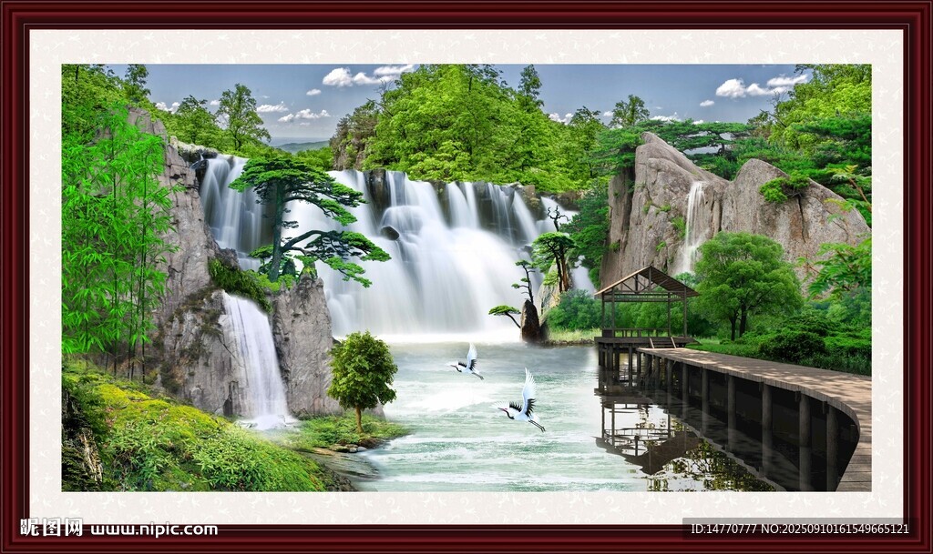 中国画山水