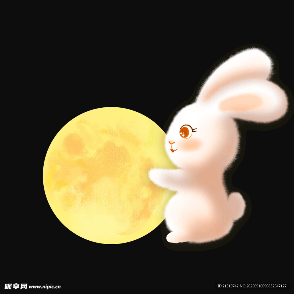 月亮插画