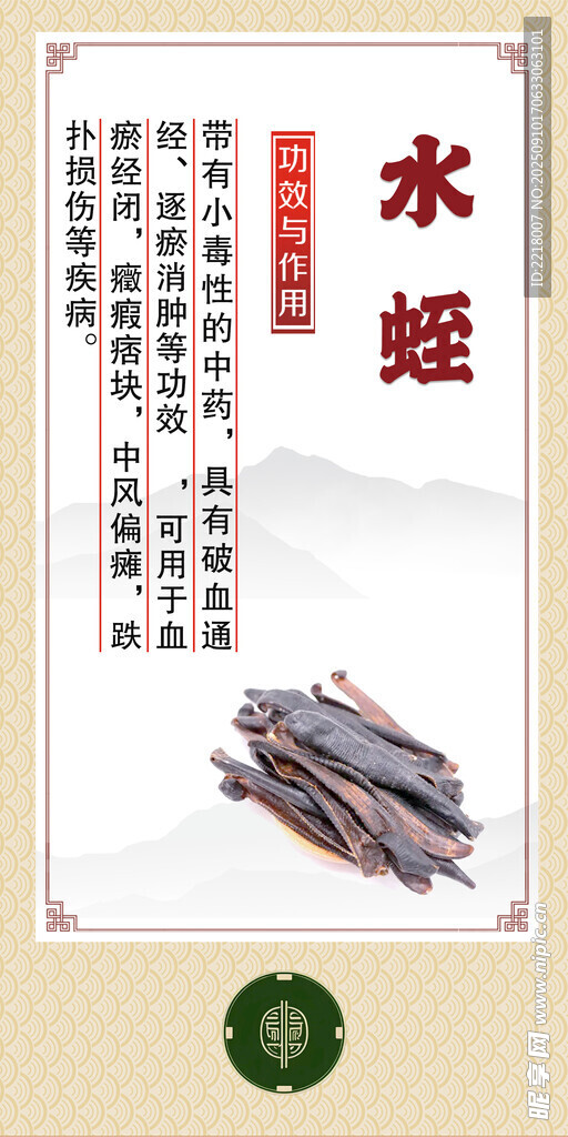 中药材 水蛭
