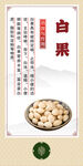中药材 白果