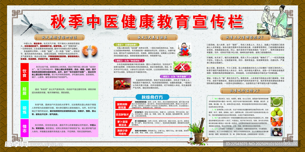中医宣传栏