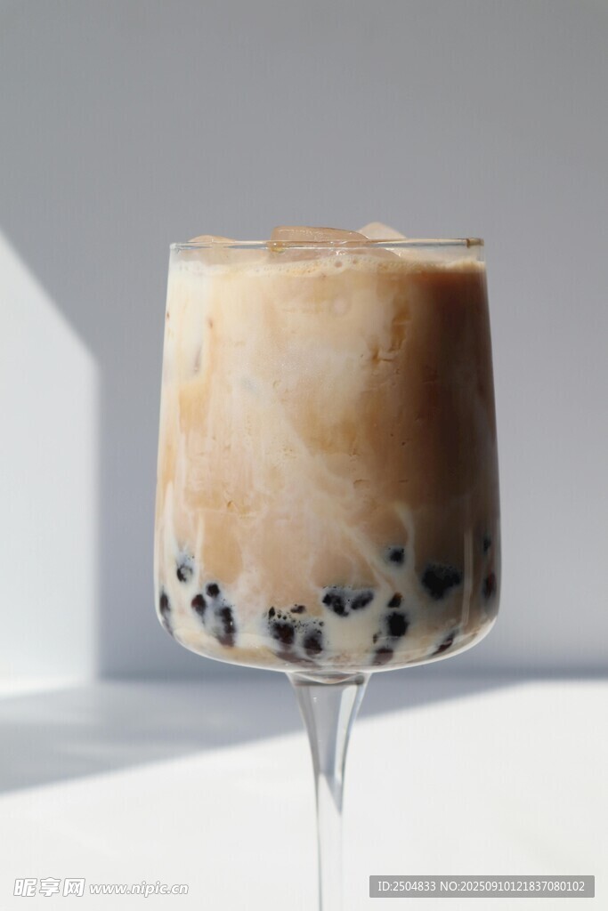 珍珠奶茶特写