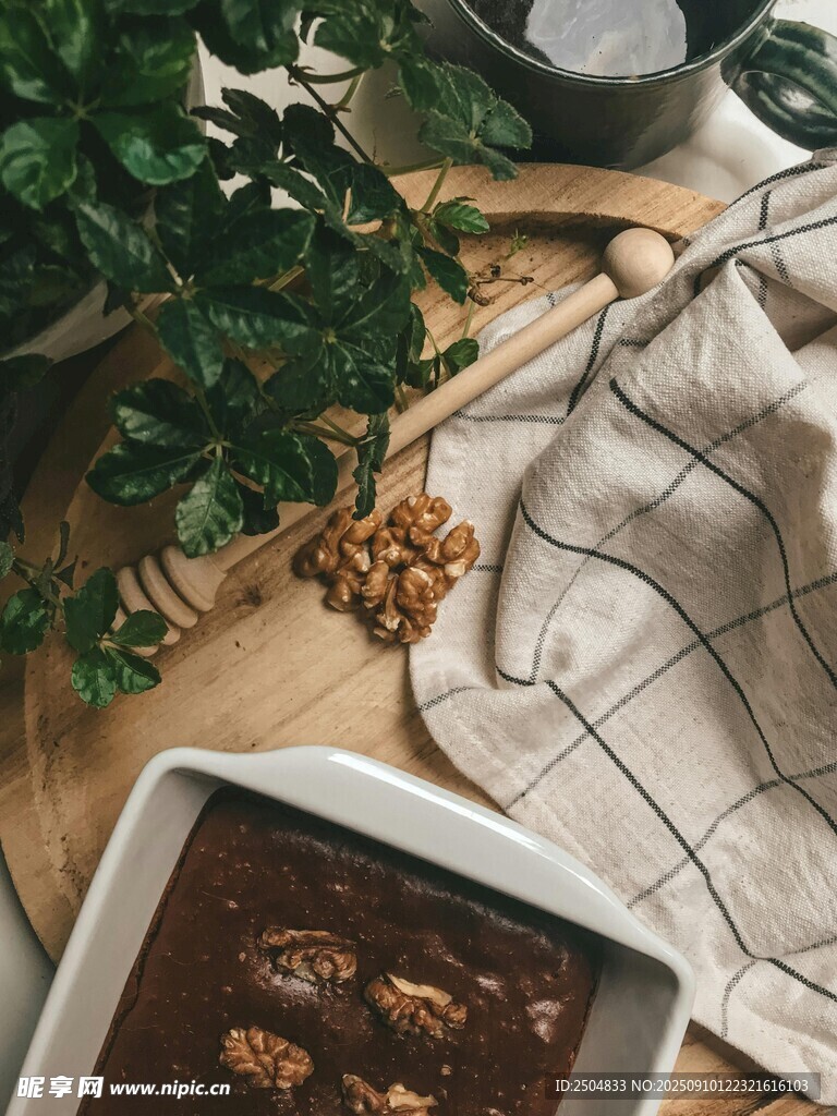 巧克力坚果烘焙美食