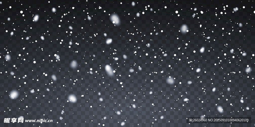 飘落雪花背景