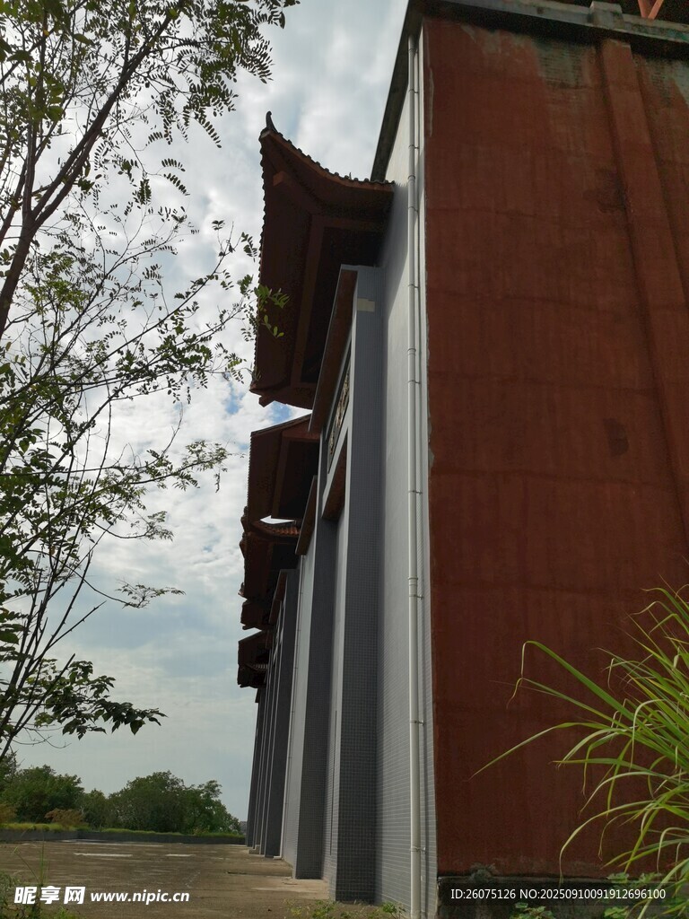 中式建筑一角