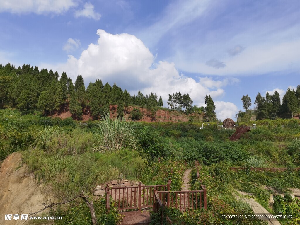山间村落景观
