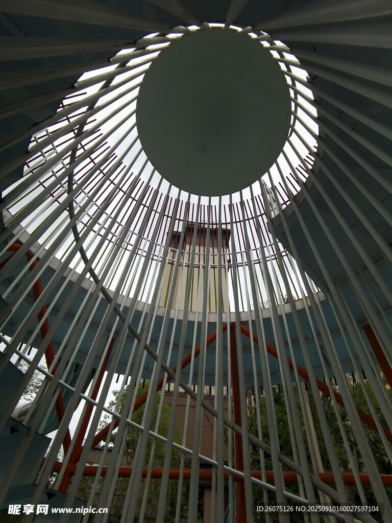 独特螺旋结构建筑景观