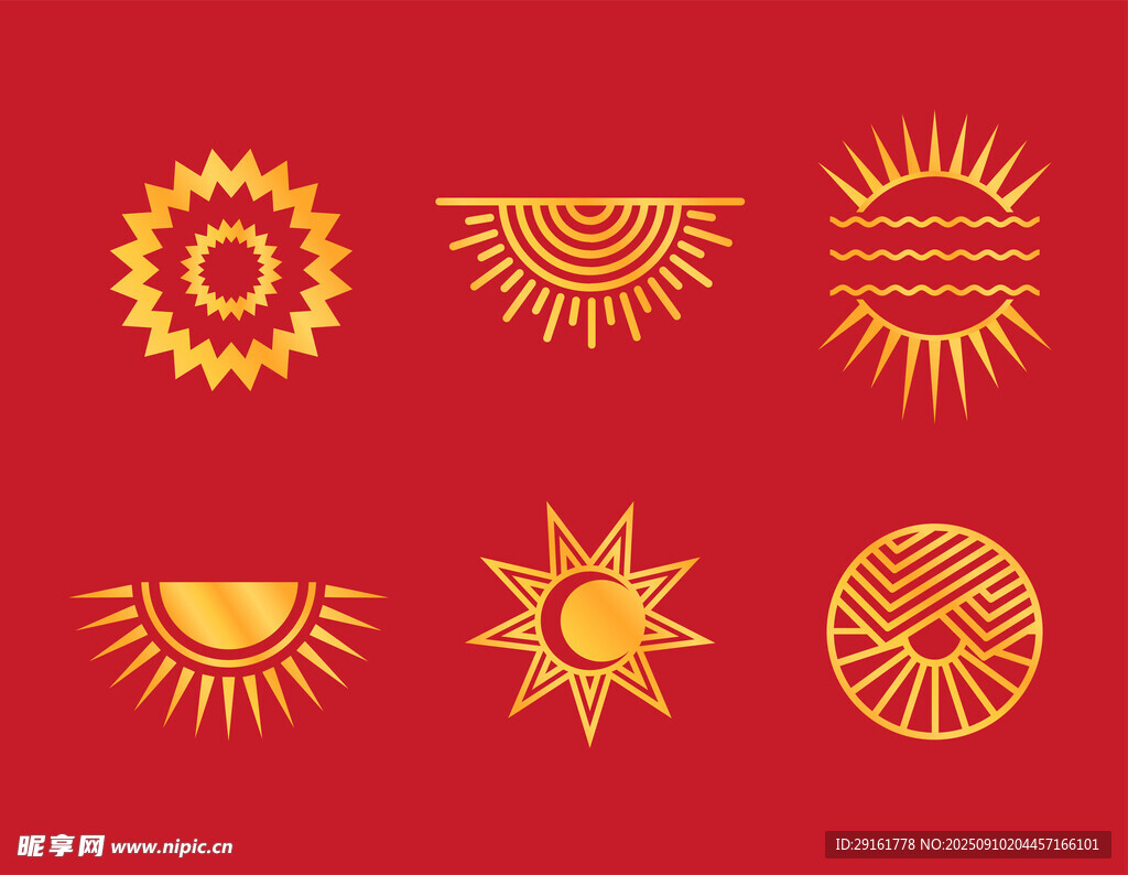太阳图案
