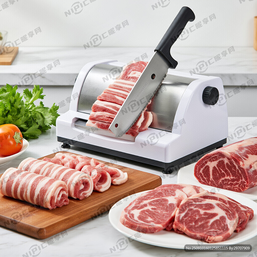 带切片机  羊肉卷  猪肉卷