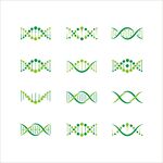 矢量基因分子原子结构图标